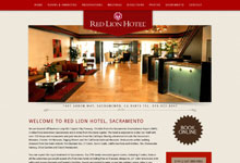 Red Lion Sacramento Hotel Lodging Marketing Mobile Website Lodging Reservations GDS